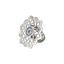 Серебряное кольцо Снежинка  10020507А05